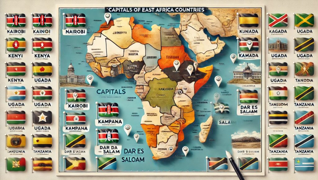 Capitals of East Africa Countries